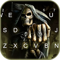 Тема для клавиатуры Scary Grim Reaper
