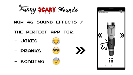 Android application Funny Scary Sounds screenshort