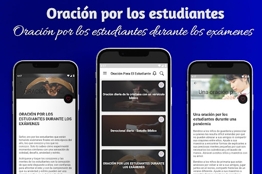 Android application Oración Para El Estudiante screenshort