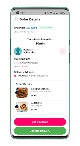 FoodKing - Delivery Boy Screen 2