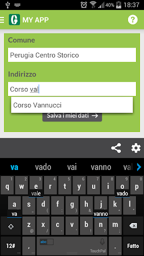 GESENU Screen 2