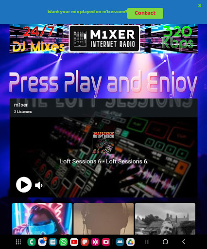 m1xer Internet Radio Screen 3