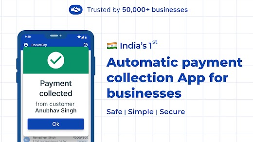 Android application RocketPay - Only for Business screenshot