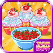 Berry Cup Cake Cooking