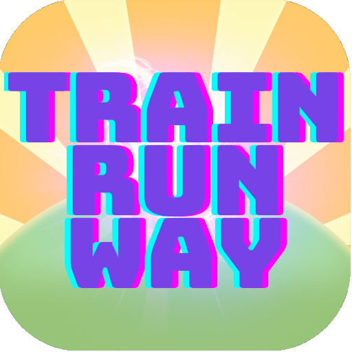 Train run way logo