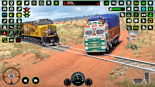 لعبة سائق الشاحنة الهندية