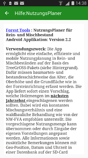 NutzungsPlaner Screen 2