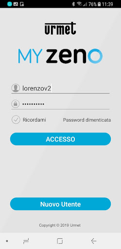 Android application MyZeno screenshort