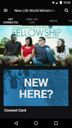 Android application New Life World Ministries-MD screenshort
