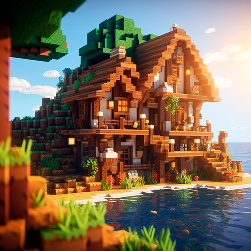 Maps for Minecraft | Houses logo