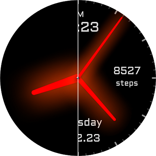 EY08 Red Glow Watchface logo