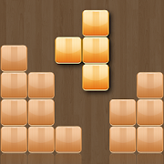 Wood Block Blitz Puzzle: Color Hexa Tangram