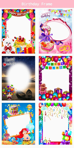 Birthday photo frame with name Screen 3