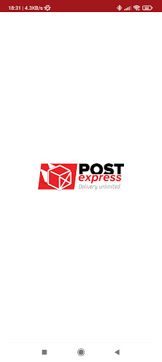 Android application Post Express screenshort