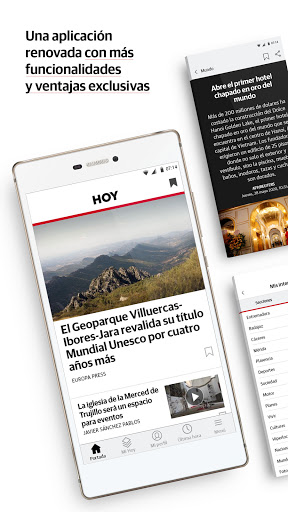 Android application HOY screenshort