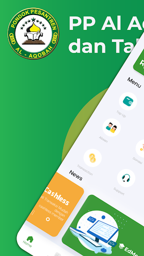 Android application PP Al Aqobah Riset dan Tahfidz screenshort