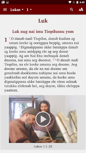 Android application Nobonob - Bible screenshort