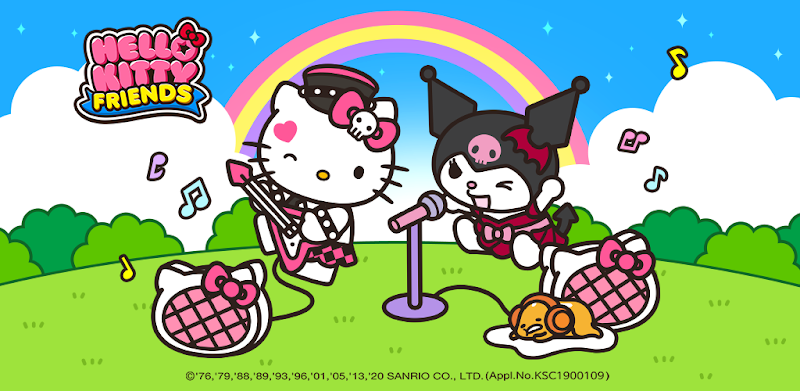 Hello Kitty Friends - 凱蒂貓，美樂蒂，布丁狗，蛋黃哥，大耳狗喜拿可爱開心消消樂