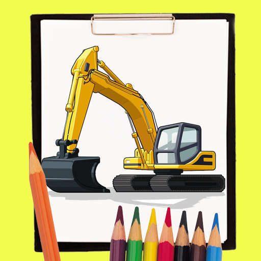 Excavator Coloring Book logo