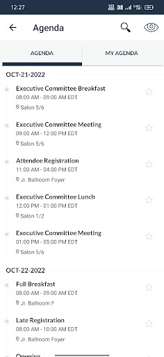 PVA Events Screen 3