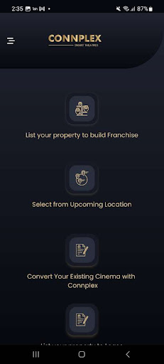 Connplex Franchise Screen 3