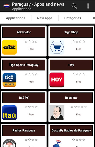 Android application Paraguayan apps and games screenshort