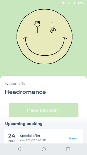 Android application Headromance screenshort