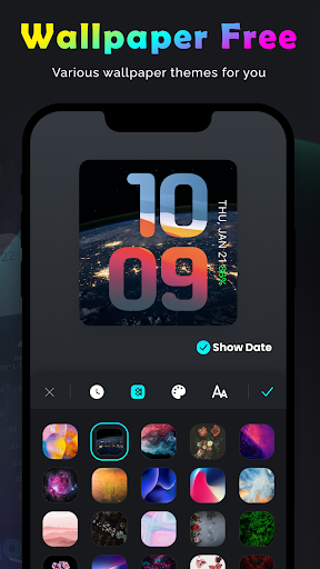 Widget OS 16: Live Wallpaper Screen 3
