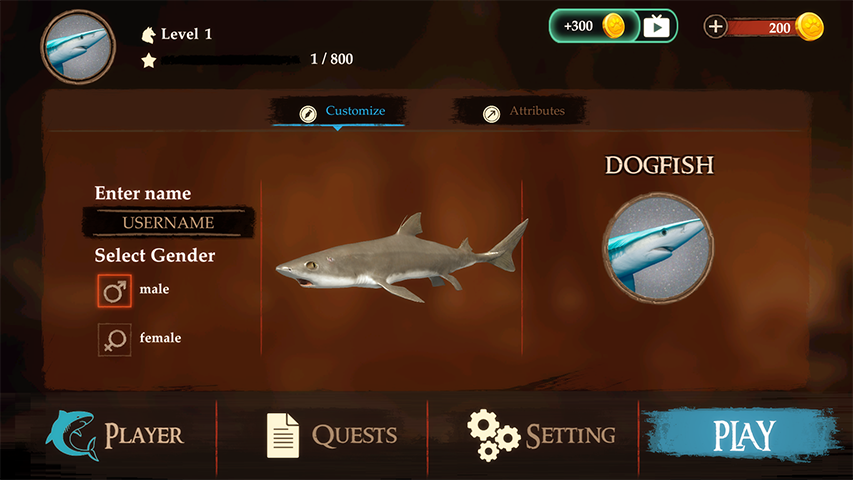 The DogFish 1.0.3 APK + Mod (Unlimited money) untuk android