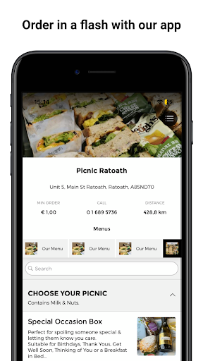 Android application PICNIC Rathoath screenshort