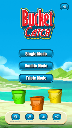 Android application Bucket Catch Colour Matching screenshort