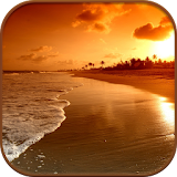 HD Beach Sunset Live Wallpaper icon
