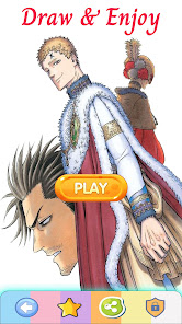Screenshot 1 Black Clover Coloring Book android