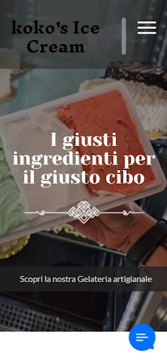 Android application gelateria koko's screenshort