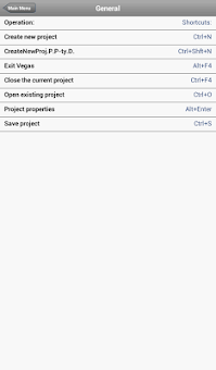 Shortcuts for Sony Vegas Pro screenshot 14