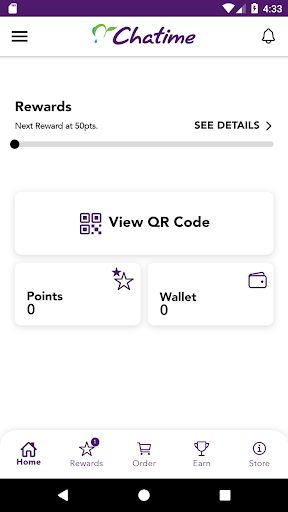 Android application Chatime Marda Loop and Airdrie screenshort