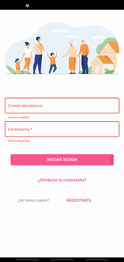Android application Mi salud familiar screenshort