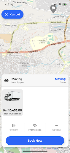 PickApp - Ask for Transport Screen 3
