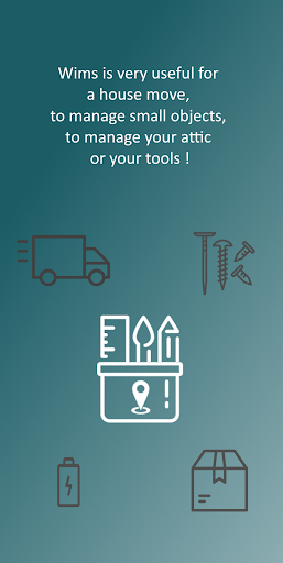 Android application Wims : Manage your objects screenshort
