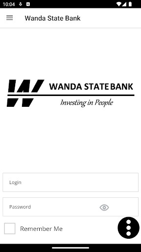 Android application Wanda State Bank Mobile screenshort