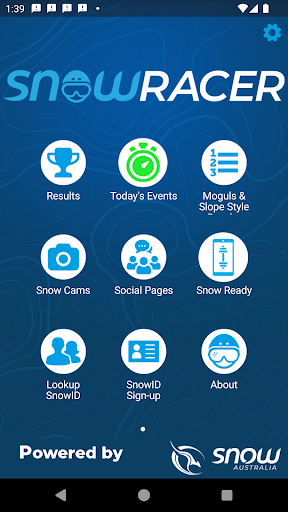 Android application Snowracer screenshort