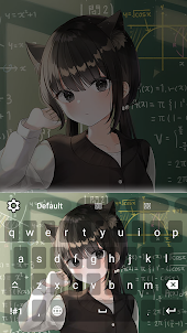Anime Girl keyboard