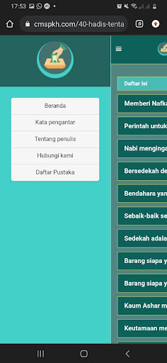 40 Hadis Tentang Sedekah