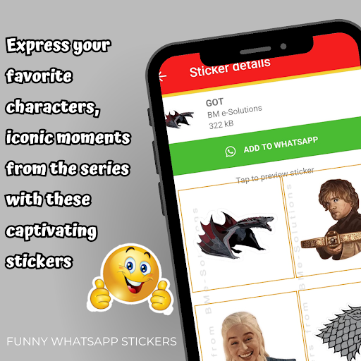 Funny WASticker Sticker Pack Screen 3