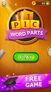 1 Pic Word Parts MOD APK – Word Puzzle (FREE HINT) Download 3