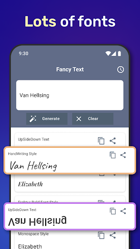 Screenshot of Aesthetic Symbols - Fancy Text