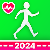 Pedometer walking step Counter icon