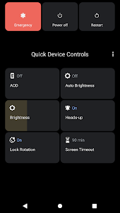 Quick Device Controls