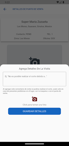 TrackingPOS Ruteros Screen 3
