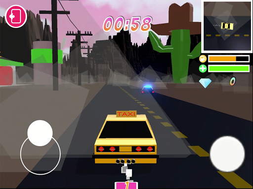 TAXI DELIVERY ROAD RAGE